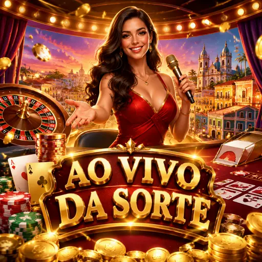 Dealer ao vivo conduzindo uma mesa de roleta brasileira