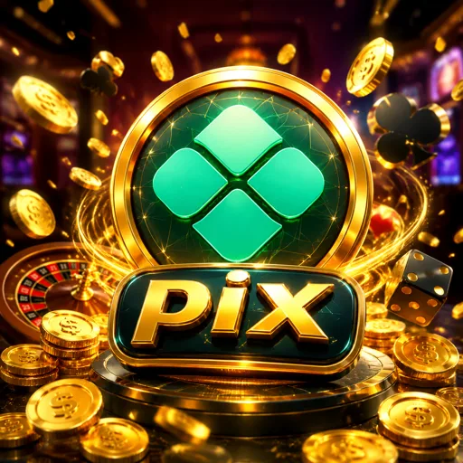 Selo do Pix representando depósitos e saques instantâneos